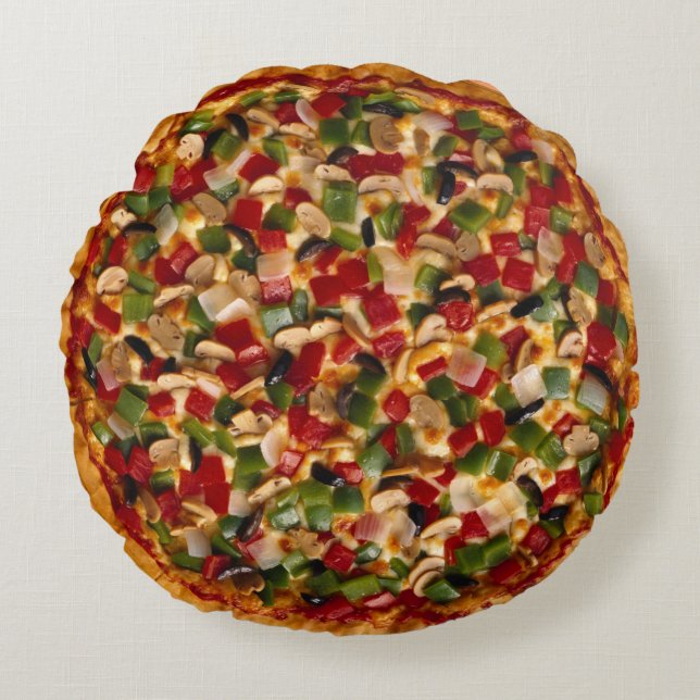 Deluxe Pizza Round Cushion (Front)