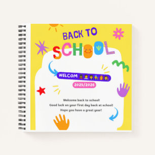  Deluxe Spiral Notebook school  2015/2026