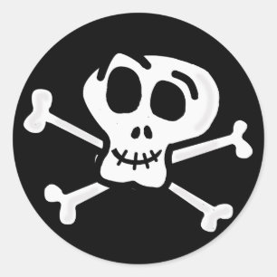 Dem Bones stickers! Classic Round Sticker