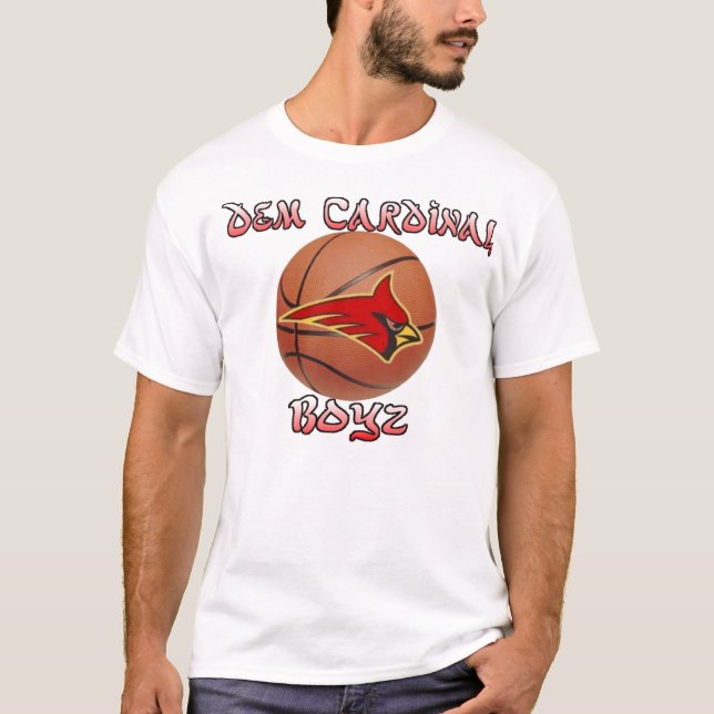Dem Cardinal Boyz Parents BIRD T-Shirt (Front)