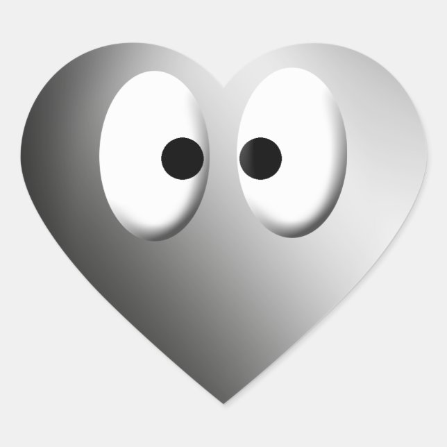 Dem Eyes! - Chrome Heart Sticker (Front)