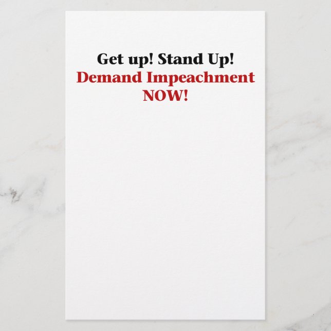Demand Impeachment Now (Front)