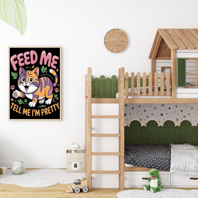 Demanding Diva Feline Poster (Creator Uploaded)