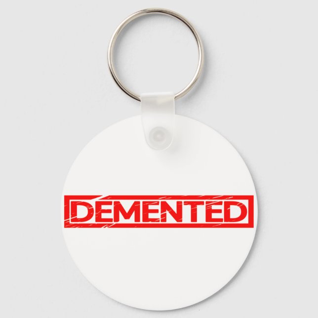 Demented Stamp Key Ring (Front)