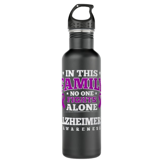 Dementia Awareness Alzheimer Survivor Sweat 710 Ml Water Bottle (Front)