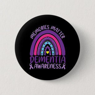 Dementia Awareness Heimerheimer Awareness End Heim 6 Cm Round Badge