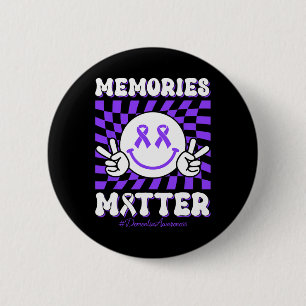Dementia Awareness Memories Problem Heimerheimer 6 Cm Round Badge