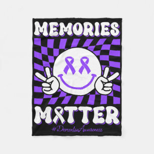 Dementia Awareness Memories Problem Heimerheimer  Fleece Blanket