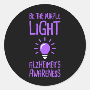 Dementia Heimer Disease Awareness 6 Classic Round Sticker