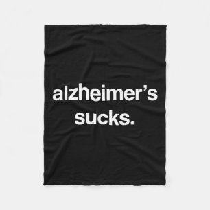 Dementia Heimer Disease Awareness Fleece Blanket