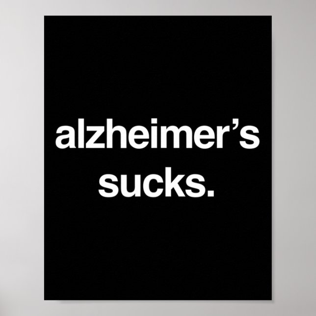 Dementia Heimer Disease Awareness  Poster (Front)