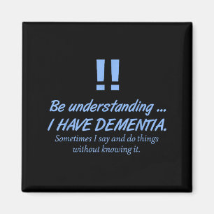 Dementia Heimer Warrior Patients Brain Disorder Vi Magnet