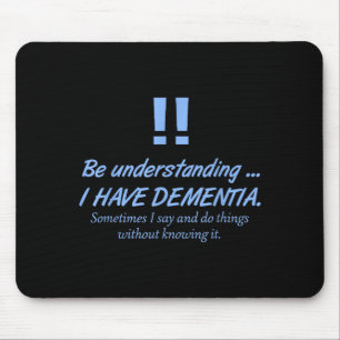 Dementia Heimer Warrior Patients Brain Disorder Vi Mouse Pad