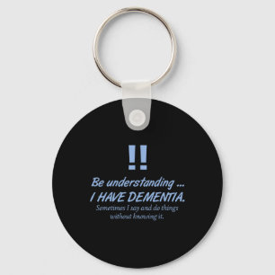 Dementia Heimerheimer Warrior Patients Brain Disor Key Ring