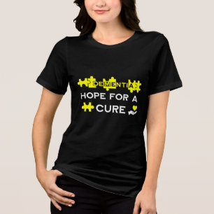 Dementia Hope For A Cure Tri-Blend Shirt