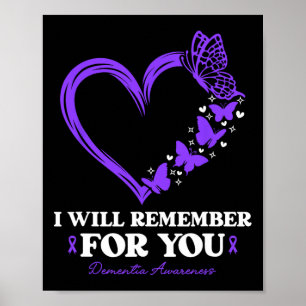 Dementia I Will Remember For You Heimerheimer Poster