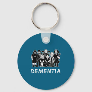 Dementia New Black _1  Key Ring