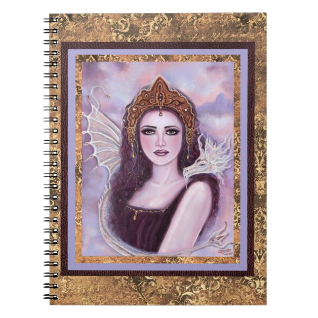 Demeter Greek goddess by Renee Lavoie Notebook (Front)