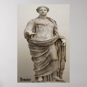 Demeter / Greek Goddess / Poster