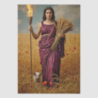 Demeter’s Autumn Vigil – A Sorrowful Portrait