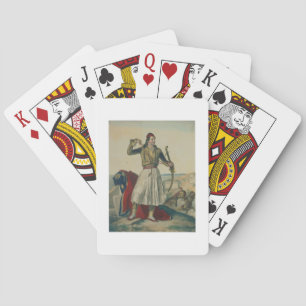 Demetrius Mavromichalis, a Greek soldier and patri Playing Cards