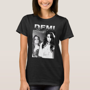 Demi Distressed Art Love Rock Music Singers For Fa T-Shirt