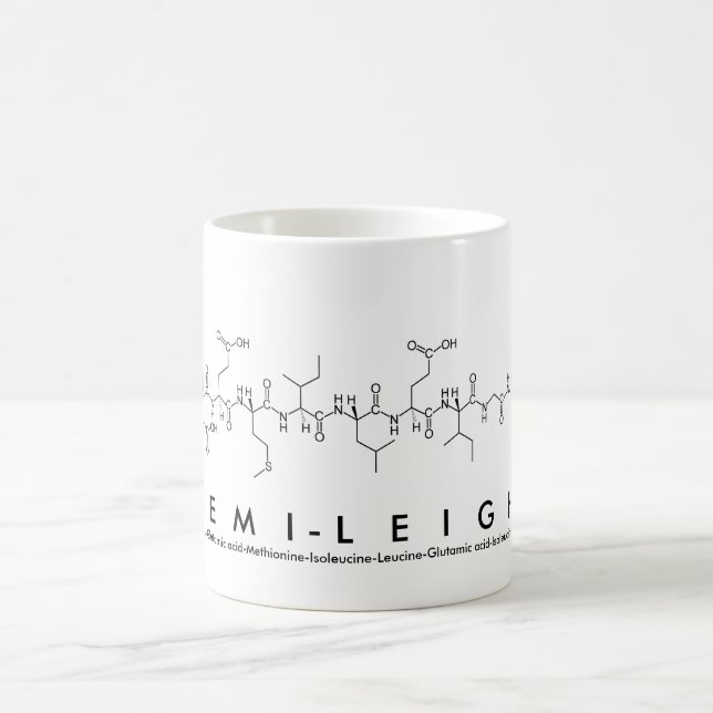 Demi-Leigh peptide name mug (Center)