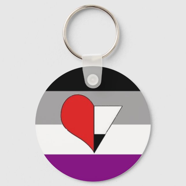 Demi pride key ring (Front)