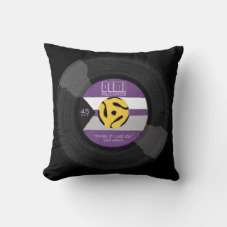 Demi Records Demisexual Pride Vinyl LGBTQ Cushion
