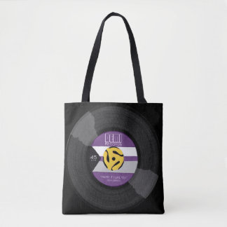 Demi Records Demisexual Pride Vinyl LGBTQ Pin Tote Bag