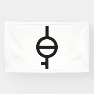 Demiagender Demigirl Gender Symbol Banner