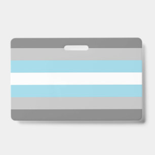 DemiBoy flag ID Badge