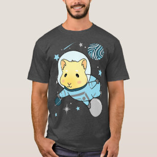 Demiboy Guinea Pig In Space Demiboy Pride Premium  T-Shirt