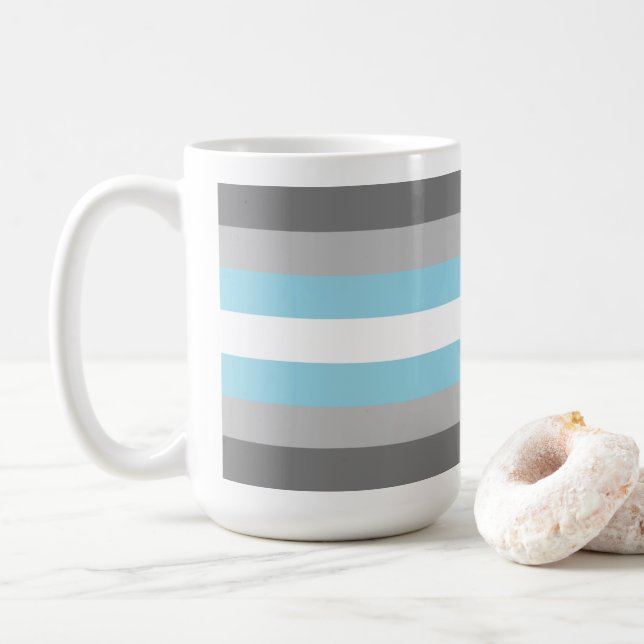 Demiboy Pride Coffee Mug (With Donut)