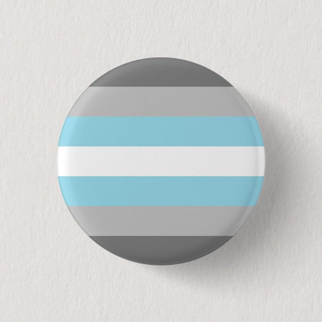 Demiboy Pride Flag 3 Cm Round Badge (Front)