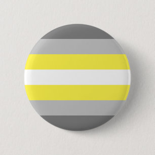Demigender Pride Flag 6 Cm Round Badge