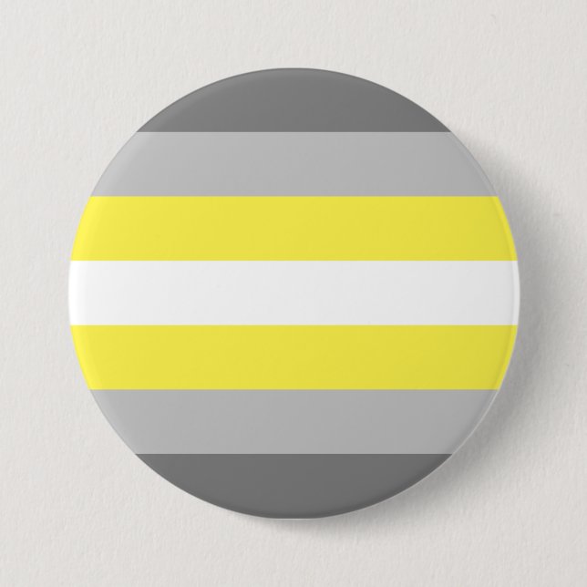 Demigender Pride Flag 7.5 Cm Round Badge (Front)