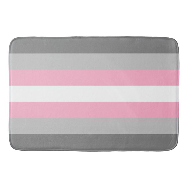 Demigirl Flag Large Bath Mat (Front)