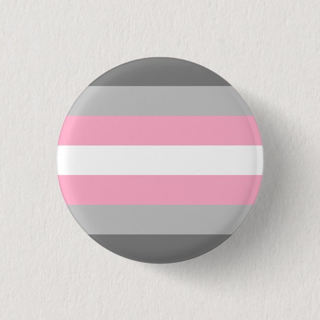Demigirl Flag LGBT  3 Cm Round Badge (Front)