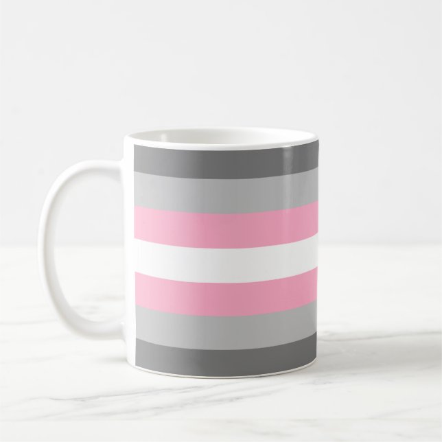 Demigirl Pride Flag Coffee Mug (Left)