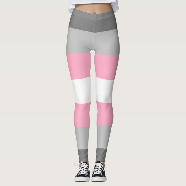 Demigirl Pride Leggings (Front)