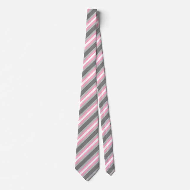 DemiGirl Stripes  Tie (Front)