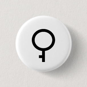Demigirl Symbol 3 Cm Round Badge