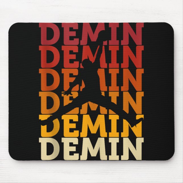 Demin Amazing Basketball Inspire Fan Tank Top_3  Mouse Pad (Front)