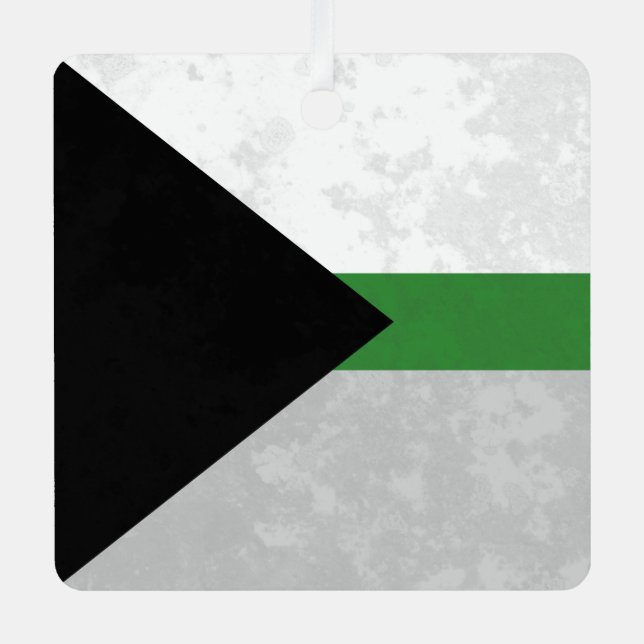 Demiromantic Metal Tree Decoration (Front)