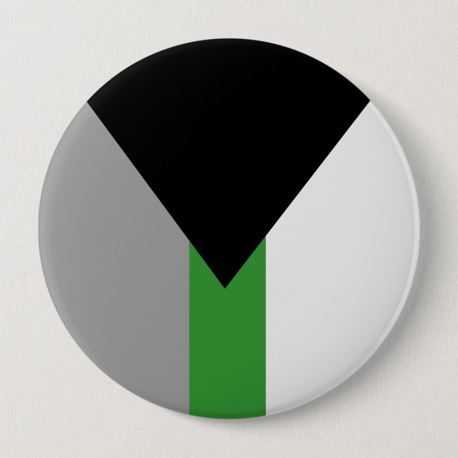 Demiromantic Pride Flag 10 Cm Round Badge (Front)
