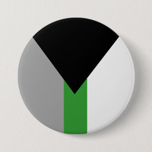 Demiromantic Pride Flag 7.5 Cm Round Badge