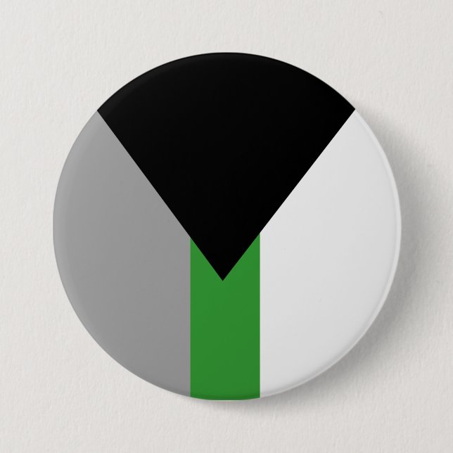 Demiromantic Pride Flag 7.5 Cm Round Badge (Front)