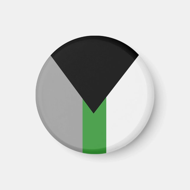 Demiromantic Pride Flag Magnet (Front)