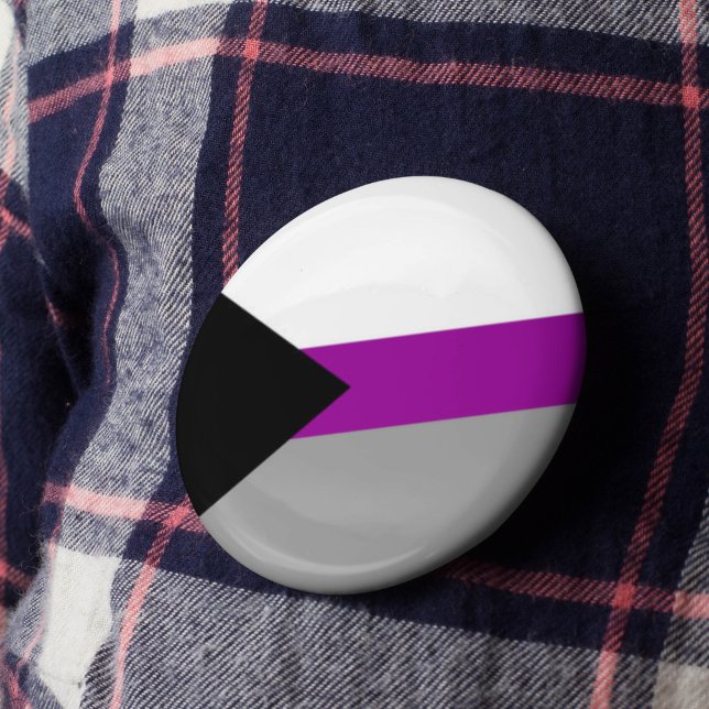 Demisexual Flag Rainbow Gender Diversity Pride 6 Cm Round Badge (Creator Uploaded)